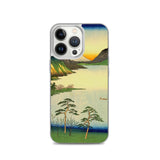 'Lake Suwa, Shinano Province' by Hiroshige, 1858 - iPhone Case