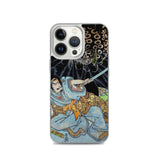 'Minamoto no Yorimitsu Is Attacked By A Demon Spider' by Kuniyoshi, ca. 1820 - iPhone Case