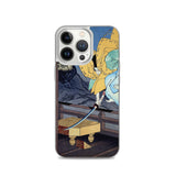 'Hachimantaro Yoshiie' by Yoshitoshi, 1886 - iPhone Case