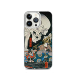 'Takiyasha the Witch and the Skeleton Spectre' (Middle Panel) by Kuniyoshi, ca. 1844 - iPhone Case