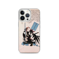 'Yazama Shinroku Mitsukaze' by Kuniyoshi, 1847 - iPhone Case