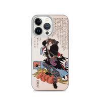 'Mase Chudayu Masaaki' by Kuniyoshi, 1847 - iPhone Case