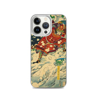 'Snow At Yoshino' by Yoshitoshi, 1867 - iPhone Case