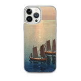 'Glittering Sea' by Yoshida Hiroshi, 1926 - iPhone Case