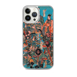 'One Hundred And Eight Heroes of the Shuihuzhuan' (Print 1) by Kuniyoshi, ca. 1830 - iPhone Case