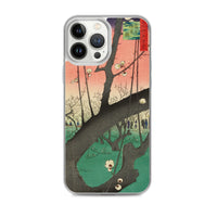 'The Plum Garden in Kameido' by Hiroshige, 1857 - iPhone Case