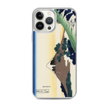 'Inume Pass in Kai Province' by Hokusai, ca. 1830 - iPhone Case