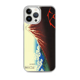 'Storm Beneath the Summit' by Hokusai, ca. 1830 - iPhone Case