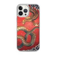 'Dragon' by Hokusai, ca. 1844 - iPhone Case