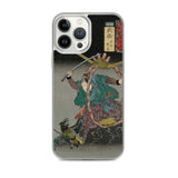 'Musa: Miyamoto Musashi' by Kuniyoshi, 1852 - iPhone Case