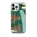 'Shimotsuke: Urami Waterfall on Mount Nikko' by Hiroshige, 1853 - iPhone Case