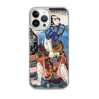 'Kanchikotsuritsu Shuki' by Kuniyoshi, ca. 1830 - iPhone Case