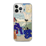 'Minamoto no Yoritomo' by Yoshitoshi, 1876 - iPhone Case