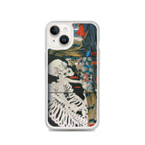 'Takiyasha the Witch and the Skeleton Spectre' (Combined Triptych) by Kuniyoshi, ca. 1844 - iPhone Case