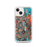 'One Hundred And Eight Heroes of the Shuihuzhuan' (Print 1) by Kuniyoshi, ca. 1830 - iPhone Case