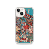 'One Hundred And Eight Heroes of the Shuihuzhuan' (Print 4) by Kuniyoshi, ca. 1830 - iPhone Case