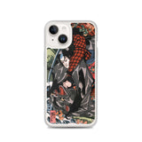 'Miyamoto Musashi Killing A Monster Bat' by Kuniyoshi, ca. 1830 - iPhone Case