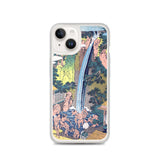 'Roben Waterfall at Mount Oyama in Sagami Province' by Hokusai, ca. 1832 - iPhone Case