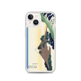 'Inume Pass in Kai Province' by Hokusai, ca. 1830 - iPhone Case