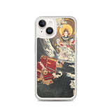 'Hojo Tokimasa Praying to the Sea Goddess' by Yoshitoshi, ca. 1885 - iPhone Case