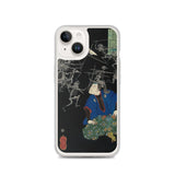 'Taro Mitsukuni Watching Skeletons Battle' by Yoshitoshi, 1865 - iPhone Case