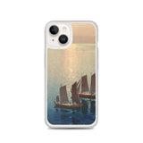 'Glittering Sea' by Yoshida Hiroshi, 1926 - iPhone Case