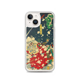 'Snow At Yoshino' (Left Panel) by Yoshitoshi, 1867 iPhone Cases