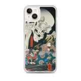 'Takiyasha the Witch and the Skeleton Spectre' (Middle Panel) by Kuniyoshi, ca. 1844 - iPhone Case