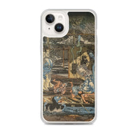 'Shozo Hayashiya's Ghost Stories: The Hundred Tales Of A Haunted House' by Kuniyoshi, ca. 1840 - iPhone Case