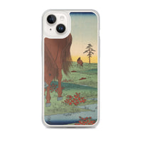 'Kogane Plain in Shimosa Province' by Hiroshige, 1858 - iPhone Case