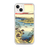 'The Tone River At Konodai' by Hiroshige, 1858 - iPhone Case