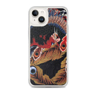 'Gansho-in Phoenix' by Hokusai, mid 1840s - iPhone Case