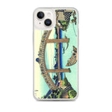 'Under Mannen Bridge at Fukagawa' by Hokusai, ca. 1830 - iPhone Case