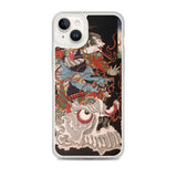 'Samurai Riding A Skull' by Yoshitoshi, 1864 - iPhone Case