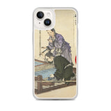 'Mother Meng's Teaching' by Yoshitoshi, ca. 1882 - iPhone Case