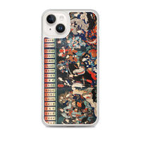 'The Great Thieves of Japan Compared' by Yoshitoshi, 1865 - iPhone Case