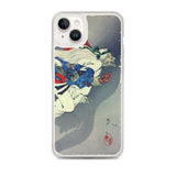 'The Demon Ibaraki Escapes With Its Severed Arm' by Yoshitoshi, 1889 - iPhone Case