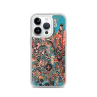 'One Hundred And Eight Heroes of the Shuihuzhuan' (Print 1) by Kuniyoshi, ca. 1830 - iPhone Case