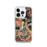 'The Sage Nagasaina Sonja Summoning A Dragon From A Bowl' by Kuniyoshi, 1836 - iPhone Case