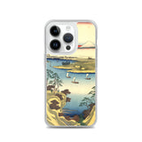 'The Tone River At Konodai' by Hiroshige, 1858 - iPhone Case