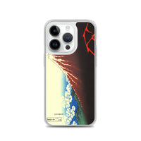 'Storm Beneath the Summit' by Hokusai, ca. 1830 - iPhone Case