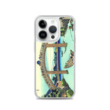 'Under Mannen Bridge at Fukagawa' by Hokusai, ca. 1830 - iPhone Case