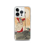 'Emperor Jimmu and the Yata Crow' by Yoshitoshi, 1880 - iPhone Case