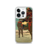 'Moonlight Patrol' by Yoshitoshi, ca. 1885 - iPhone Case