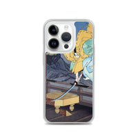 'Hachimantaro Yoshiie' by Yoshitoshi, 1886 - iPhone Case