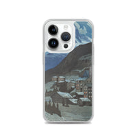 'The Matterhorn At Night' by Yoshida Hiroshi, 1925 - iPhone Case