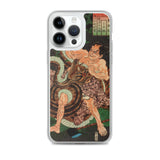 'The Cypress Pillar: Sagi-ike Heikuro' by Kuniyoshi, ca. 1855 - iPhone Case