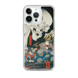 'Takiyasha the Witch and the Skeleton Spectre' (Middle Panel) by Kuniyoshi, ca. 1844 - iPhone Case