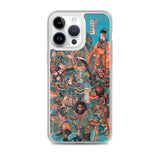 'One Hundred And Eight Heroes of the Shuihuzhuan' (Print 1) by Kuniyoshi, ca. 1830 - iPhone Case