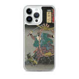 'Musa: Miyamoto Musashi' by Kuniyoshi, 1852 - iPhone Case